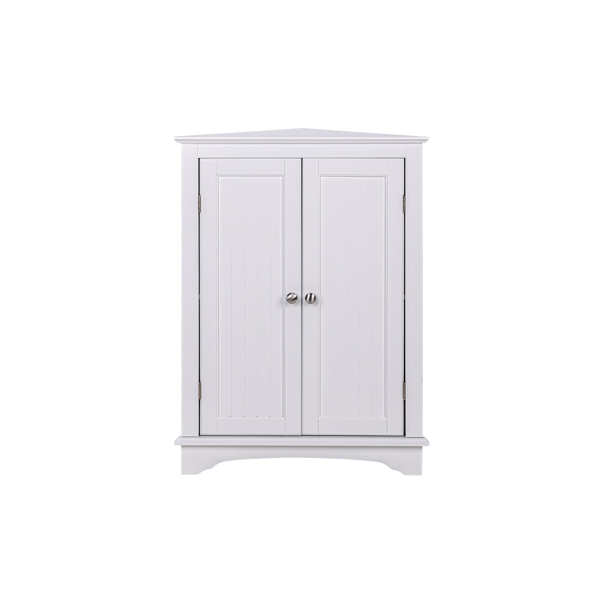 SPIRICH HOME 2-Door Corner Cabinet With Open Shelves– spirichhome