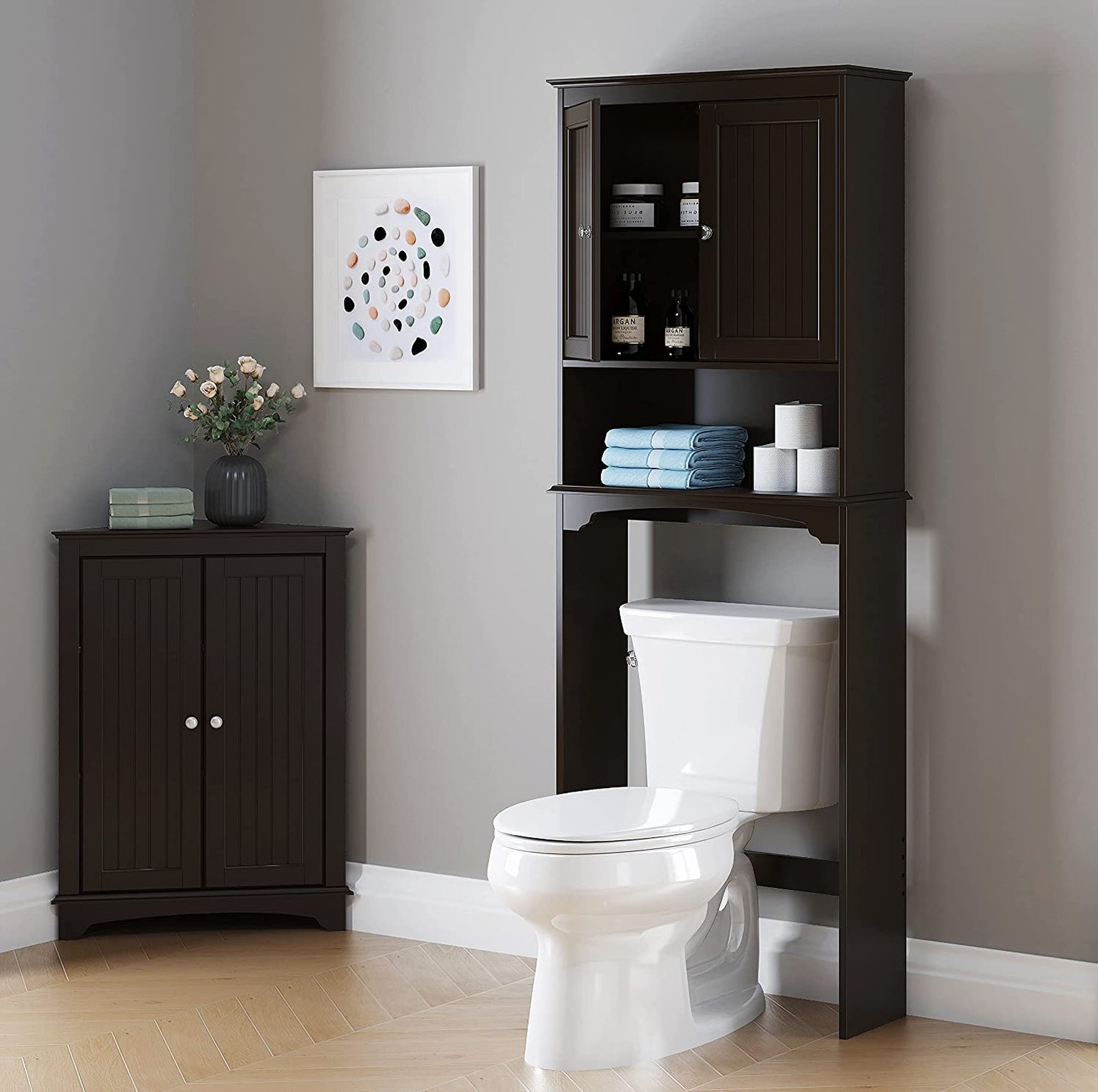 SPIRICH HOME Single Groove Door Over The Toilet Spacesaver– spirichhome