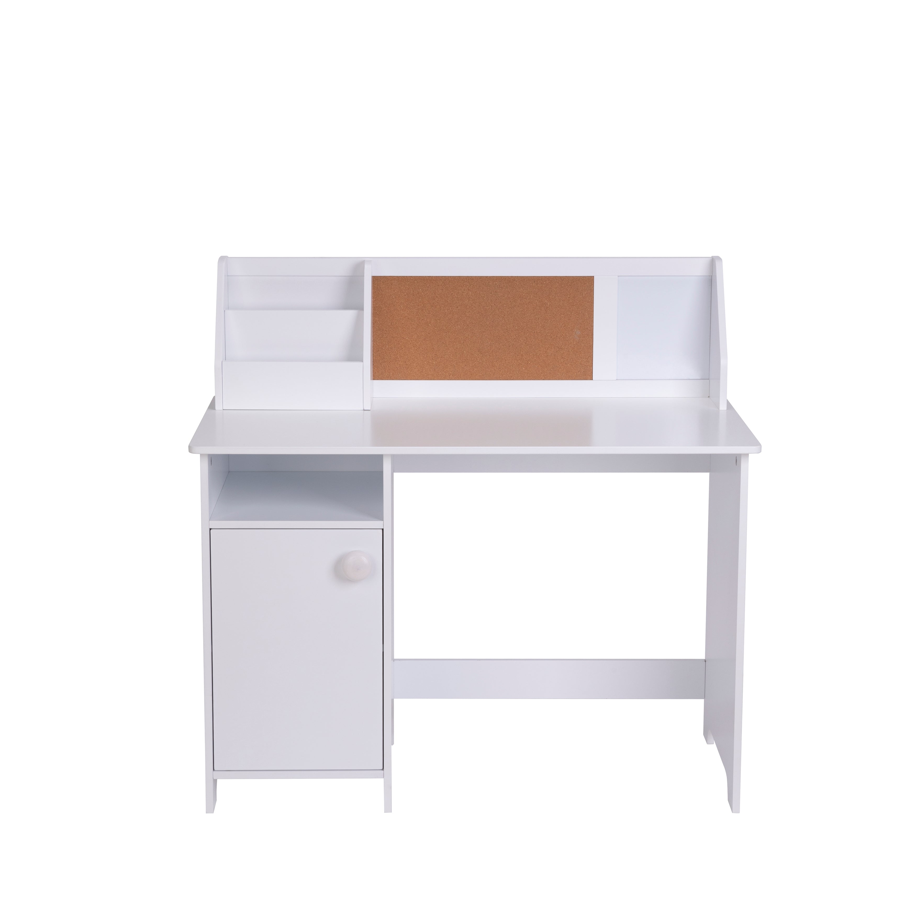 UTEX Single Door White Kids Study Desk With Storage– spirichhome