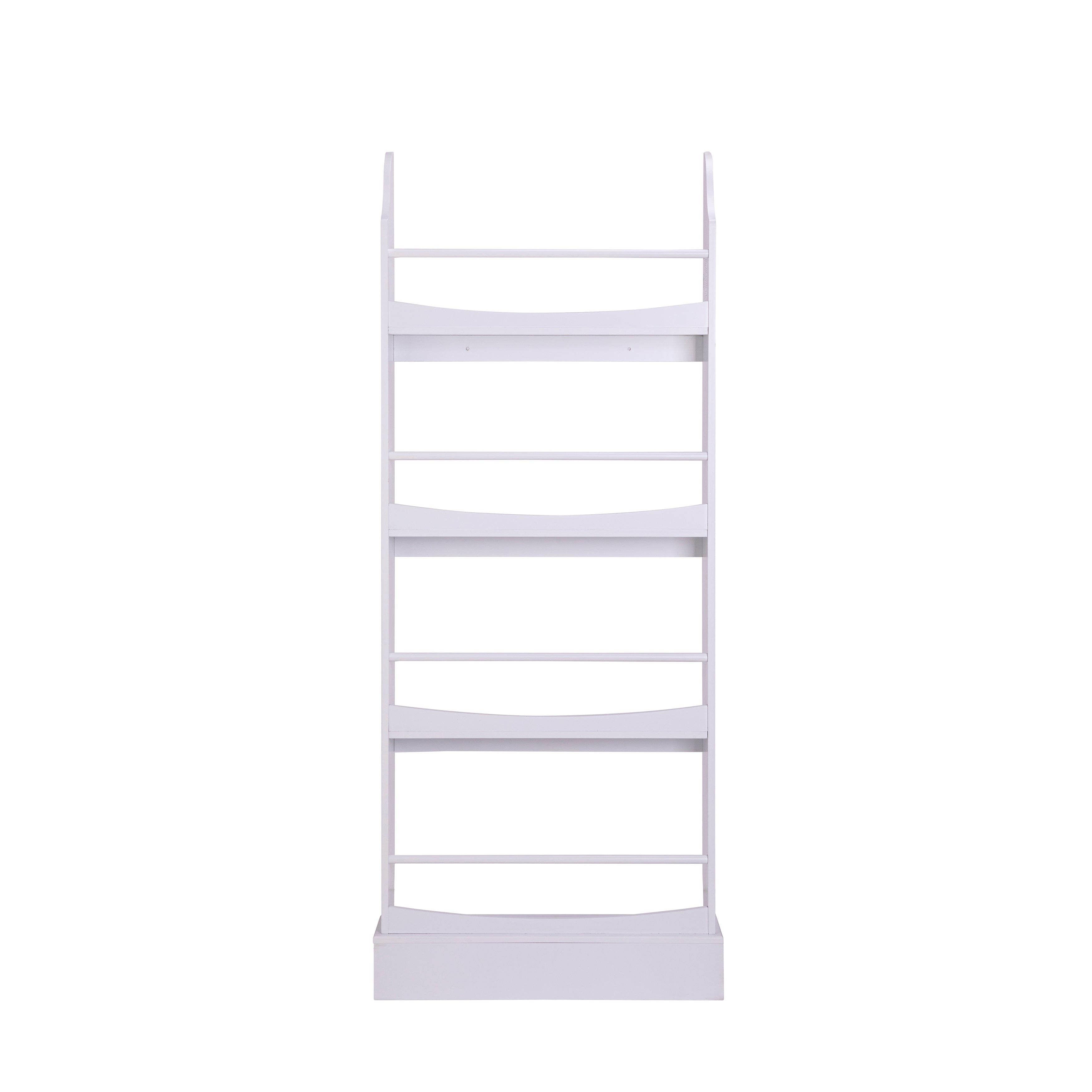 UTEX 4 Tier Wall Bookshelf White– spirichhome